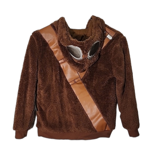 Disney Starwars Chewbacca zip up jacket youth size 9/10 - Picture 4 of 5